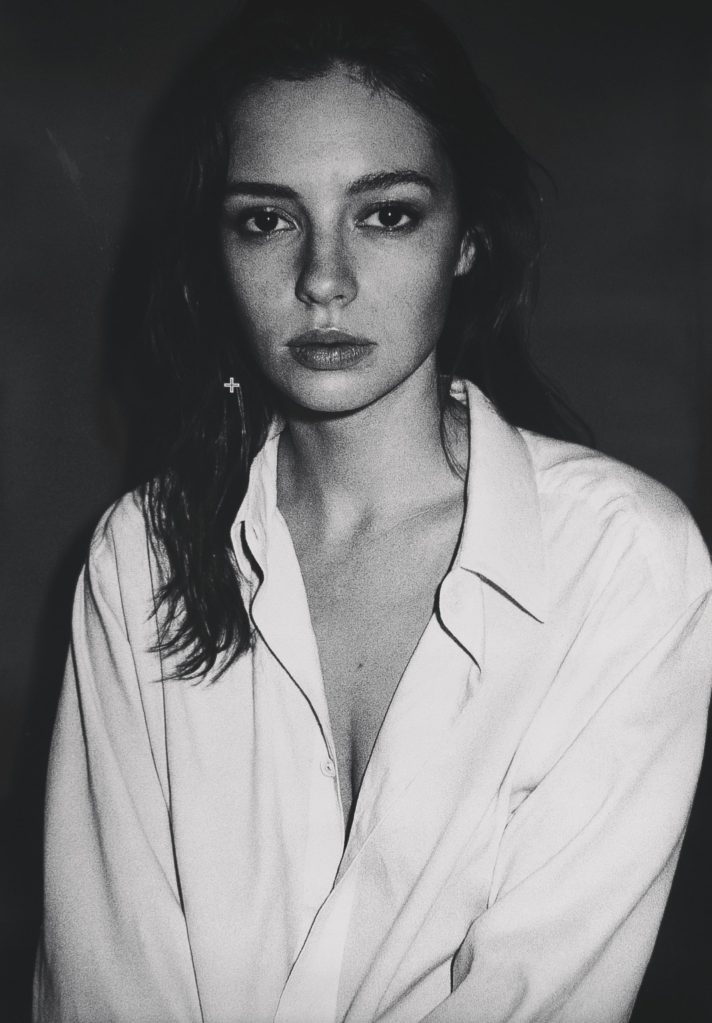 Scatto in bianco e nero realizzato nel progetto di ritratti a Pistoia